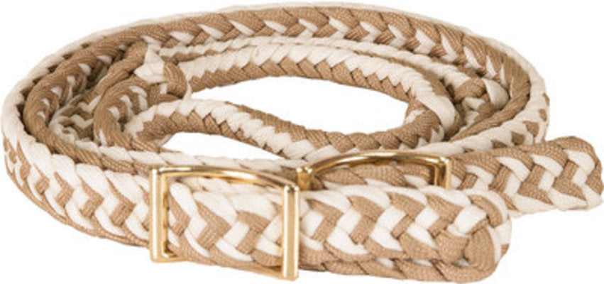Knotted Braided Barrel Rein, 8&#39;