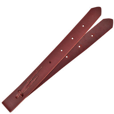 1.75 x 38&amp;quot; Leather Off Billets, Burgundy Latigo