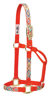 Navajo Nylon Halter, Orange/Multi