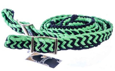 Knotted Braided Barrel Rein, 8&#39;