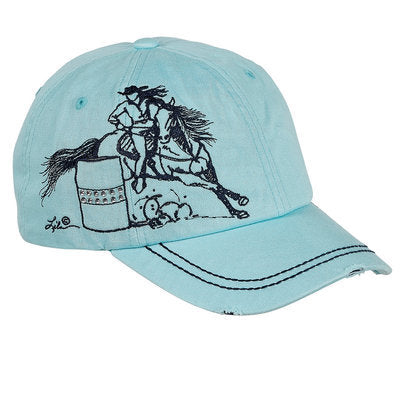 &quot;Lila&quot; Barrel Racer Embroidered Cap