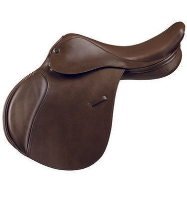 Camelot Adult Close Contact Saddle, Brown