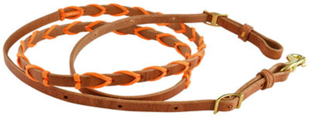 Paracord Laced Barrel Rein