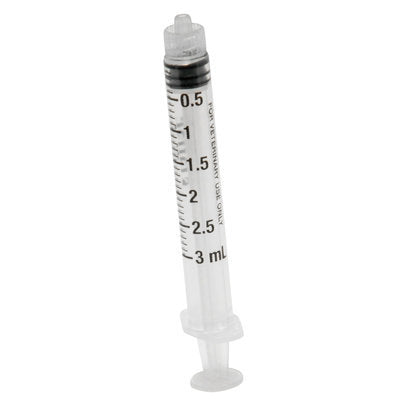 Jeffers Luer Lock Syringes, Singles