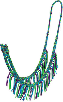 Braided Barrel Rein with Fringe