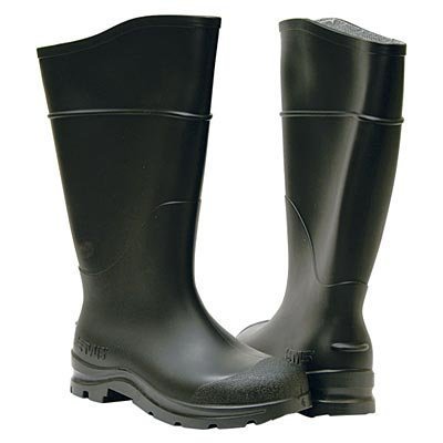 Economy Knee Boots, Black