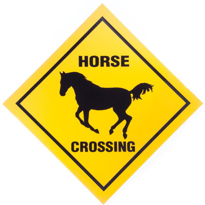 Horse Crossing Signs