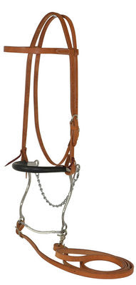 Diamond R Hackamore Bridle