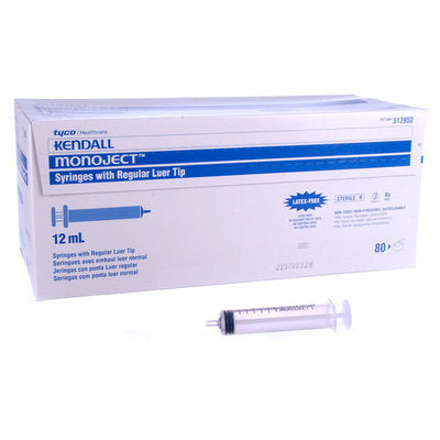 Monoject Luer Slip Syringes, Boxes