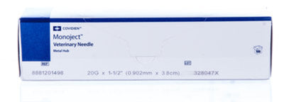Monoject Aluminum Hub Needles, Boxes