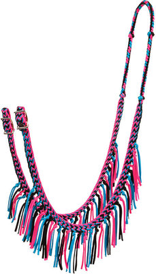Braided Barrel Rein with Fringe