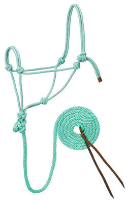 Diamond Braid Roper Halter &amp; Lead
