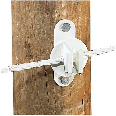 Wood/Vinyl Post Insulator For Wire, pkg of 25