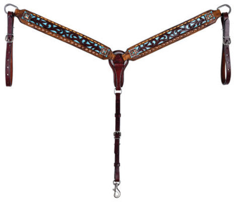 Rafter T Distressed Filigree Breast Collar