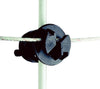 Rod Post Screw-On Claw Insulator, 25-pack