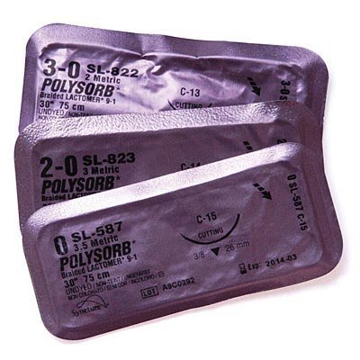Polysorb Sutures w/ Needle
