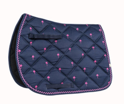 Lettia Collection Embroidered All Purpose Saddle Pad