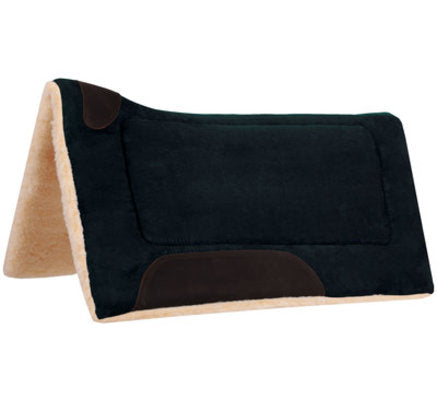 Faux Suede Contoured Saddle Pad