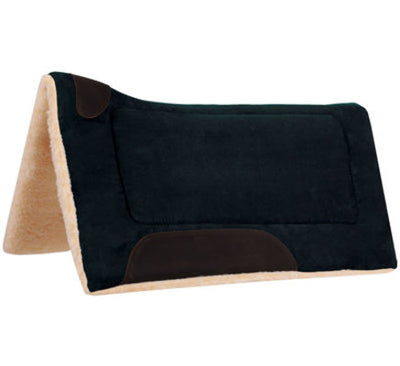 Faux Suede Contoured Saddle Pad