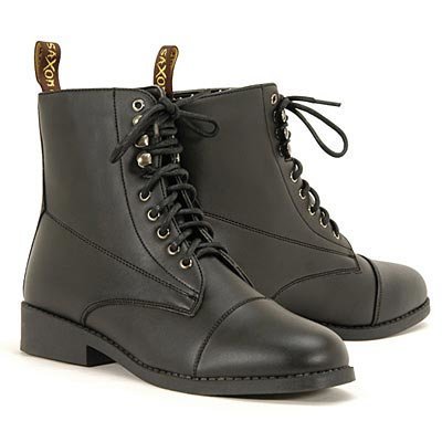 Saxon Ladies&amp;#39; Equileather Lace Paddock Boots