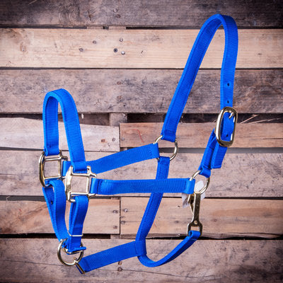 Yearling Adjustable Halter with Throat Snap, (400-600 lb)