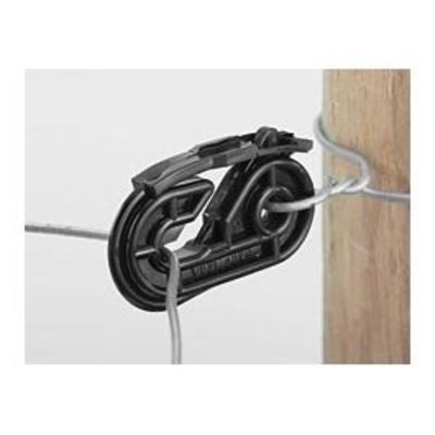 Corner Post Insulator, Black, 10-pack