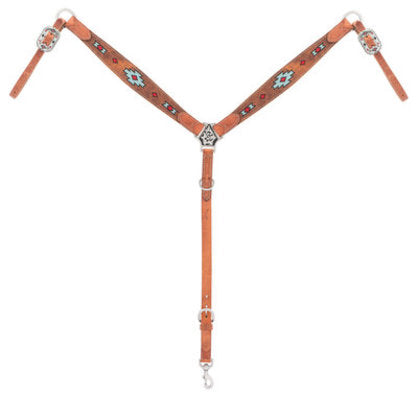 Native Spirit Breast Collar, Brown