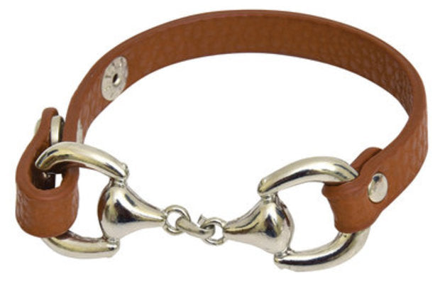 Snaffle Bit Snap Bracelet