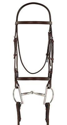 Camelot Plain Raised Snaffle Bridle