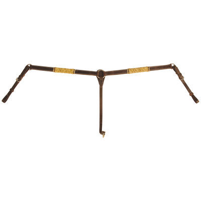 Breast Collar - Buffalo Leather Rawhide Collection
