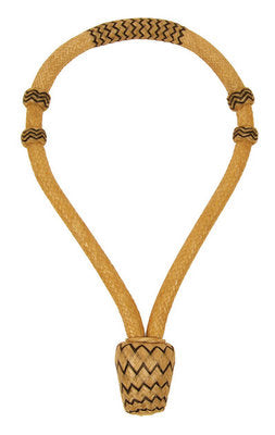 Natural Rawhide Bosal, Black Waves