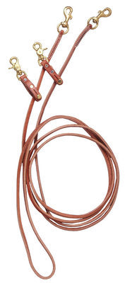 Royal King Leather Pulley Draw Reins