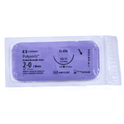 Polysorb Absorbable Sutures w/ Needle