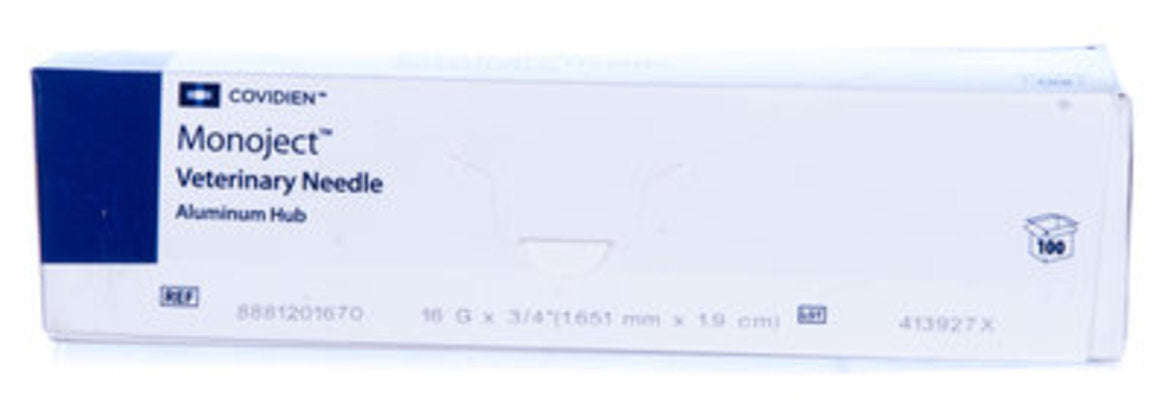 Monoject Aluminum Hub Needles, Boxes