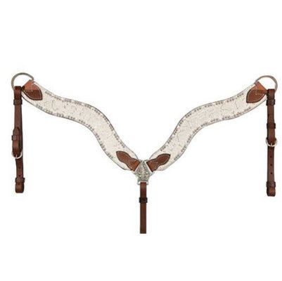 Alamo Saddlery Wave Breast Collar, Chocolate