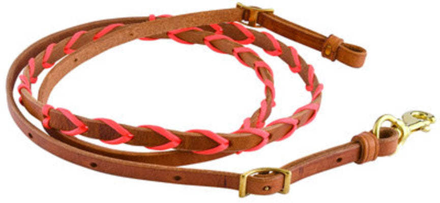 Paracord Laced Barrel Rein