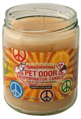 Pet Odor Exterminator Candle, Sandalwood