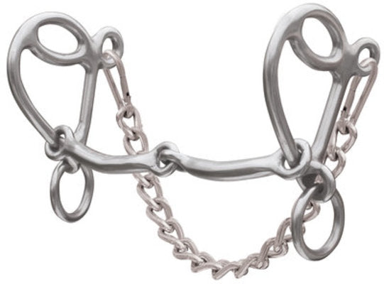 Professional&amp;#39;s Choice Short Shank Loose Ring Snaffle Mouth Gag Bit