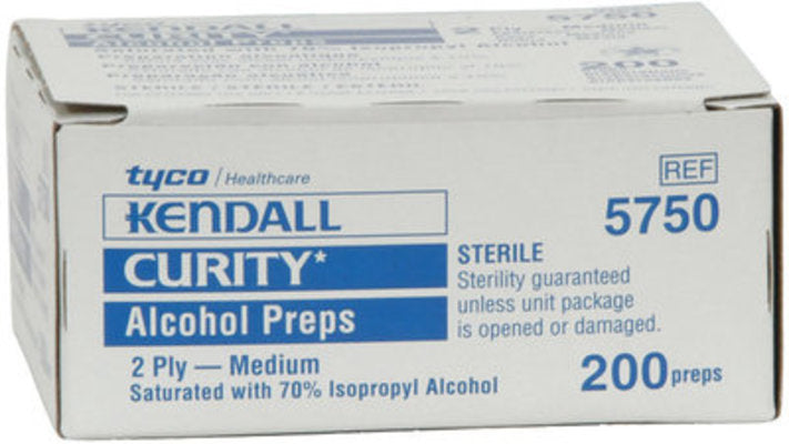 Alcohol Preps, box of 200