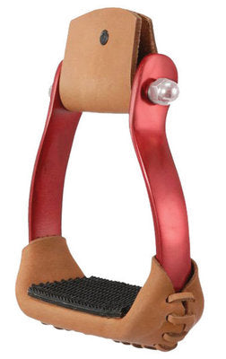 Polished Aluminum Barrel Racer Stirrups