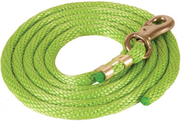 Solid Poly Lead Rope, Bull Snap