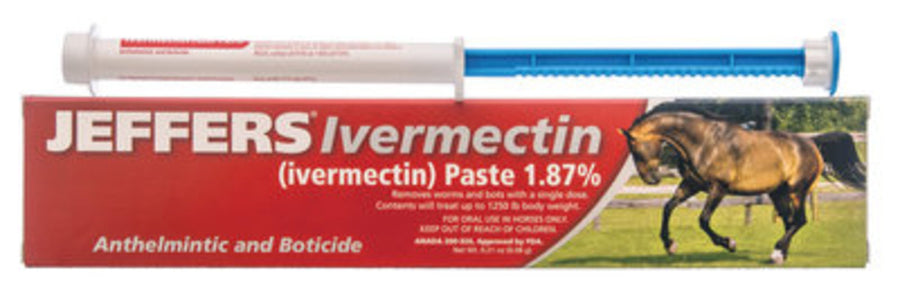 Jeffers (Ivermectin) Horse Wormer, Single Dose