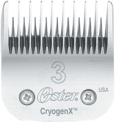 Oster Size 3 CryogenX Blades, Traditional