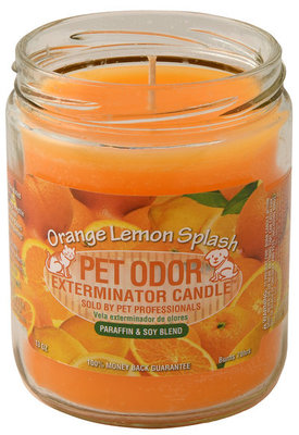 Pet Odor Exterminator Candle, Orange Lemon Splash