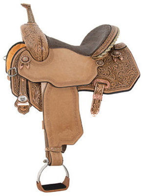 Josey Ultimate Revolution Flex 2 Barrel Saddle, Regular Tree