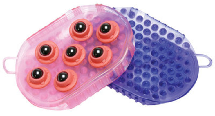 Jelly Massage Mitt w/ Magnetic Therapy Balls