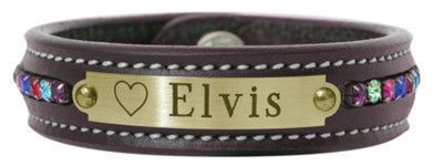 Crystal Leather Bracelet