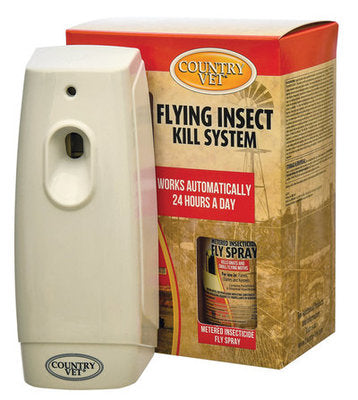 Country Vet Metered Fly Spray Kit