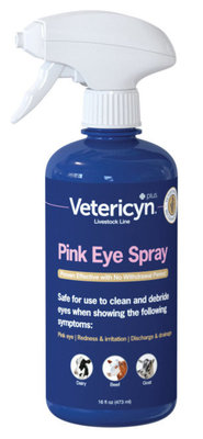 Vetericyn Plus Pinkeye Spray, 16 oz