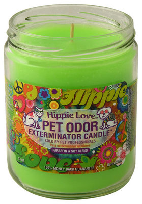 Pet Odor Exterminator Candle, Hippie Love